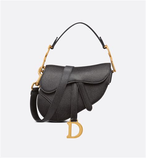 dior saddle bag mini black